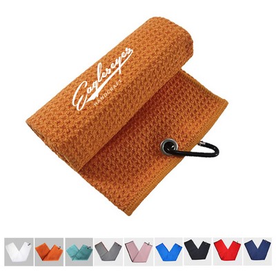 Golf Towel w/ Carabiner Clip