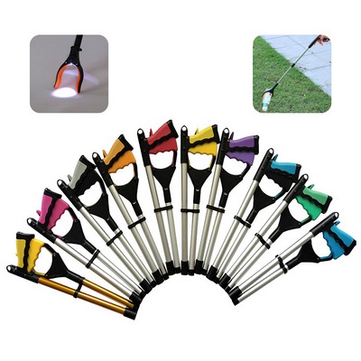 Folding Trash Grabber w/Light