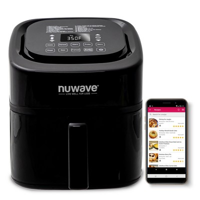 NuWave Brio 8 Qt. Digital Air Fryer w/Air Circulation Riser