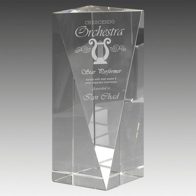 Crystal Triangle Front Pillar