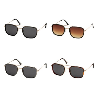 Heritage Square Aviator Unisex Sunglasses