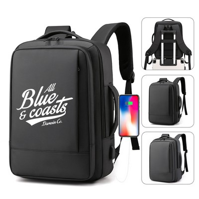 Expandable 15.6" Men's Laptop Backpack