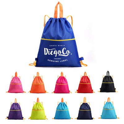 Waterproof Oxford Drawstring Backpack