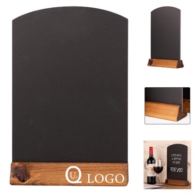 12.2 X 8.26 X 1.57" Wood Base Message Chalkboard