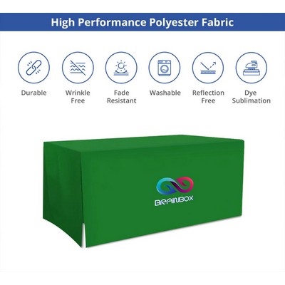 Open Corner Table Covers - 3 Sided (8' x 2.5ft)