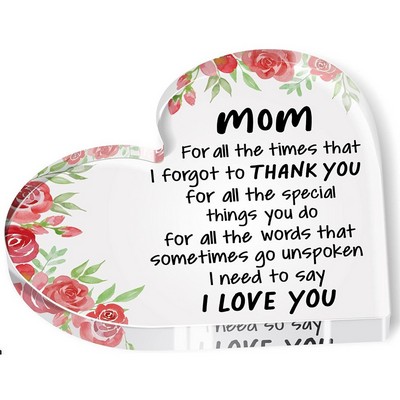 Acrylic Heart-shaped Gifts