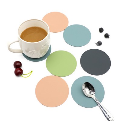 3.5" Round Silicone coasters