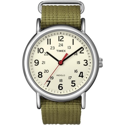 Timex® Unisex Olive Weekender Watch