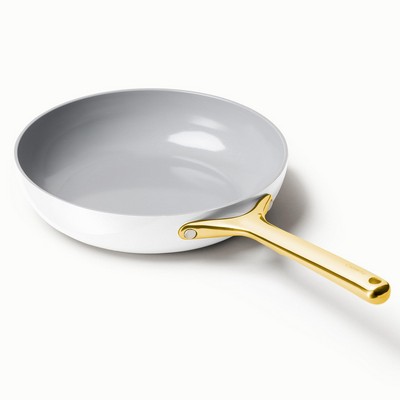 Caraway 8" Iconics Nonstick Ceramic Fry Pan White/Gold