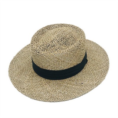 Saltgrass Rope Hollow Wide Brimmed Straw Hat