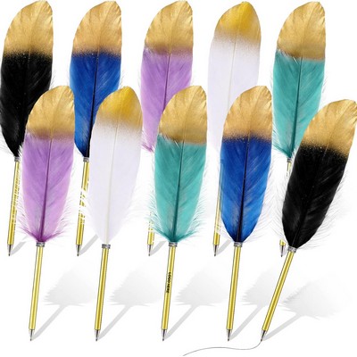 Colorful Feather Pen for Writing