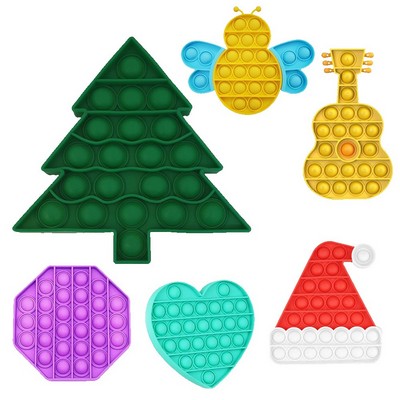 Custom Shape Pop Fidget Toy - 2" Wide