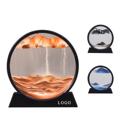 Sandscape Circular 3D Hourglass
