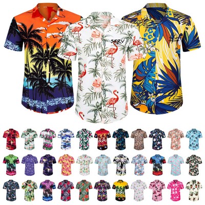 Mens Hawaiian Short Sleeve Shirt