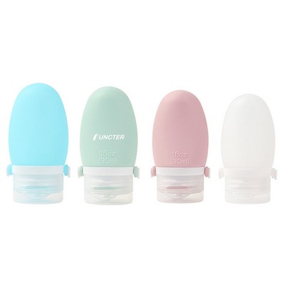1.28OZ Silicone Travel Bottles for Toiletries, TSA-Approved Leak-Proof Refillable Containers