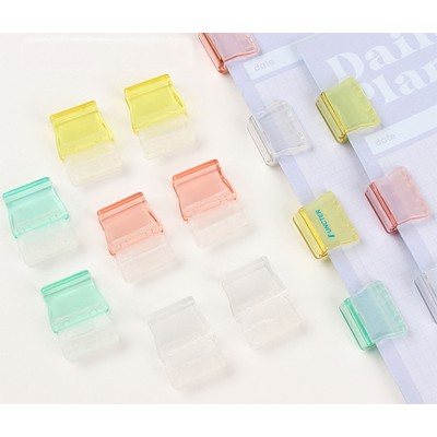 Transparent Book Clip Paper Clip Prevent Books From Curling Clip Bookmark