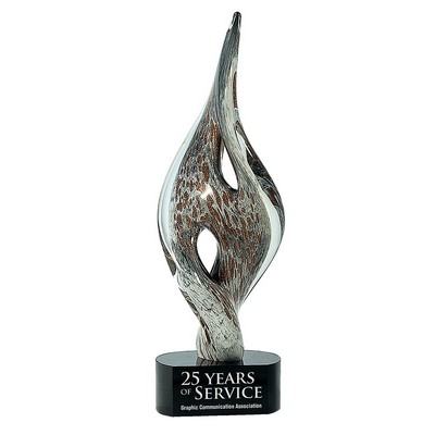 Spire Twist Art Glass