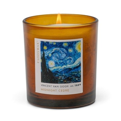 Impressionist 6 Oz Glass Candle - Van Gogh, "The Starry Night"
