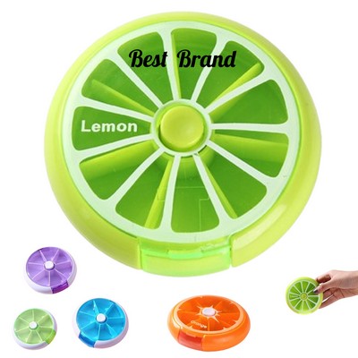 Portable Mini 7-Day Pill Box Organizer