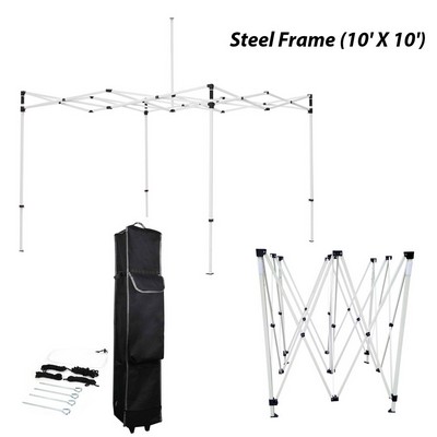 Pop Up Canopy Steel Frame 10' x 10'