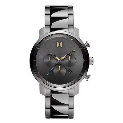 MVMT Mens Chrono Gunmetal Ip Stainless Steel Watch Gunmetal Dial