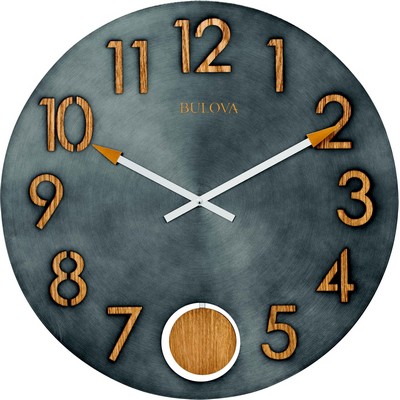 Bulova Clocks Flatiron Wall Clock