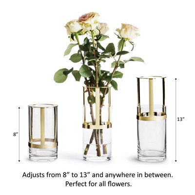Sagaform Hold Adjustable Vase Medium Gold
