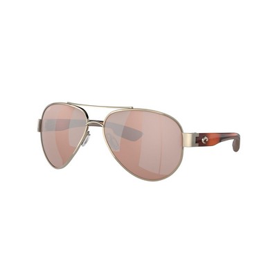Costa Del Mar South Point Sunglasses - (Frame) Rose Gold; (Lens) Copper Silver Mirror 580P
