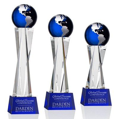 Havant Globe Award - Blue/Silver