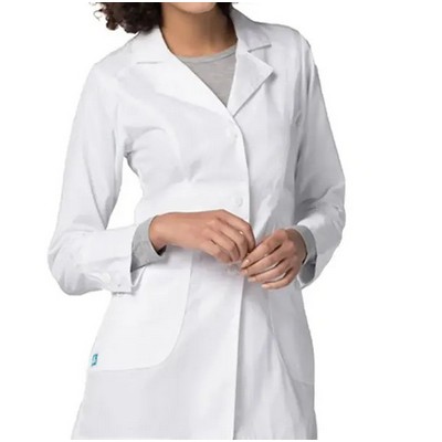 Lab Coat w/Buttoned Midriff Back