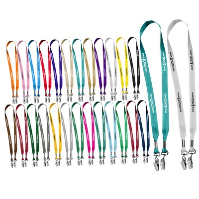 USA Made Double Ended Dye-Sub Lanyard