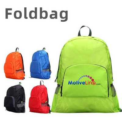 420D polyester Foldable Travel Backpack