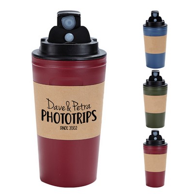 12oz Reusable Coffee Cup with Lid