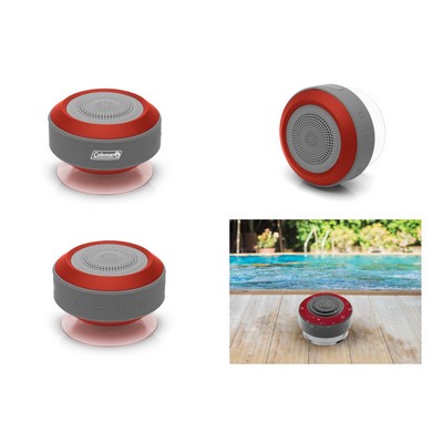 Coleman Waterproof Red Bluetooth Speaker