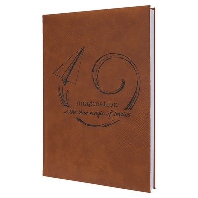 Leatherette Journal with Lined Notepad