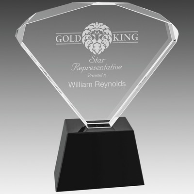 Crystal Fan with Base