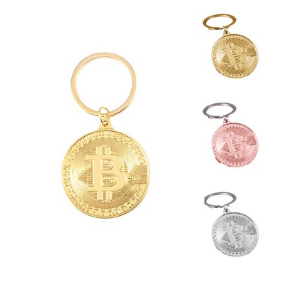 Bitcoin Cryptocurrency Keychain