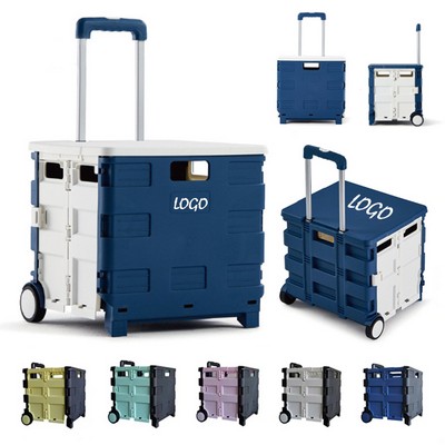 Foldable Shopping Cart With Lid