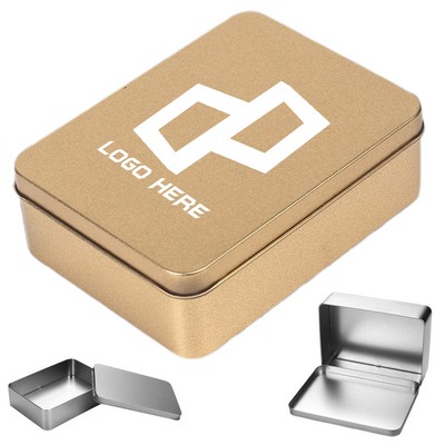 Small Rectangular Tinplate Box Tins