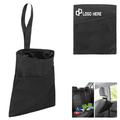Car Trash Storage Bag W/ Washable Lining