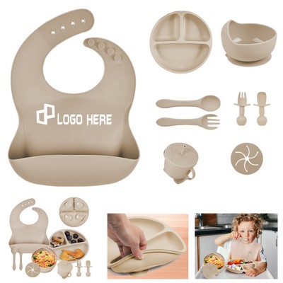 Silicone Baby Bib Set