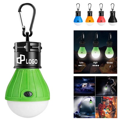 Portable Abs Plastic Camping Led Lantern Bulb W/ Caraniber