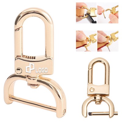 Detachable Metal D-Rings Hooks For Bags