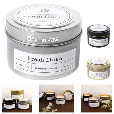 3.2 Oz. Scented Candle In Metal Can