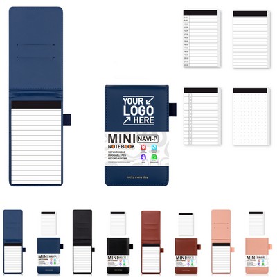 Portable A7 Pu Cover Notebook