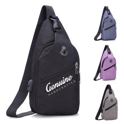 Crossbody Bag with USB Charging Port