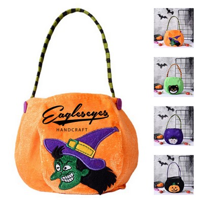 Velvet Halloween Candy Bag
