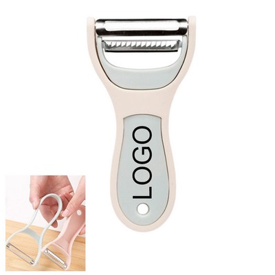 2in1 Custom Multifunctional Stainless Steel Fruit Knife Vegetable Peeler