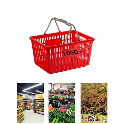 Customized Plastic Shopping Baskets