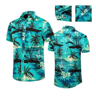 Custom Full Printing Hawaiian Shirts